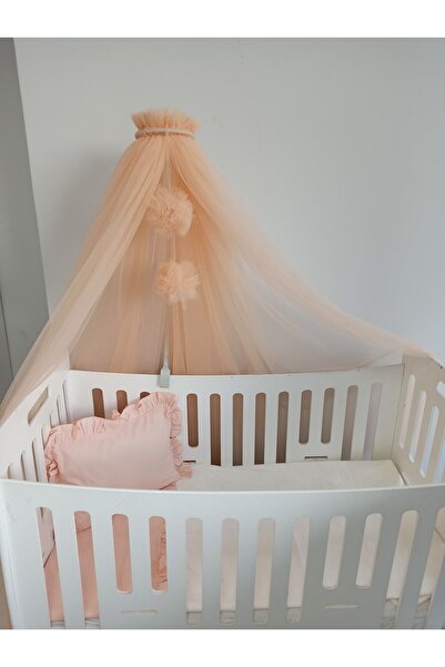 Ege HOME Decoration&Accessories Ege Home Somon Aparatlı Beşik Cibinlik Tül Si...