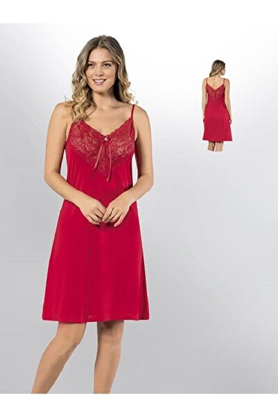 Genel Markalar Kadın Askılı Penye Gecelik