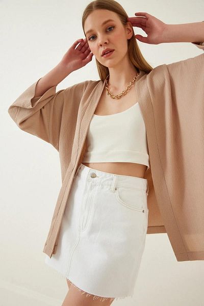 trendalisse Jachetă Kimono Stone Wrap pentru damă