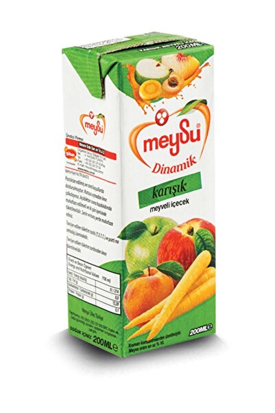 Genel Markalar Meysu Dinamik Karışık Meyveli İçecek 200 Ml*27 Adet