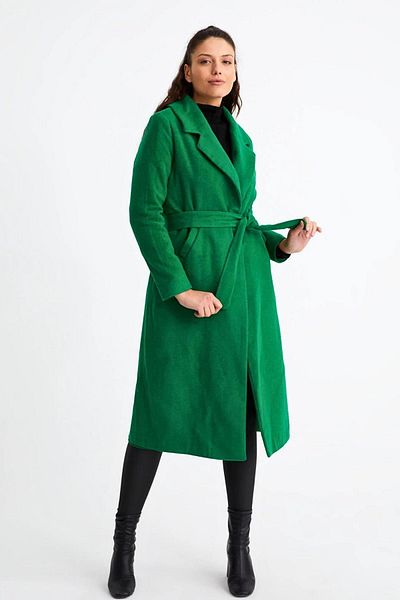 CurcunaShop Puella Belted Cashmere Coat