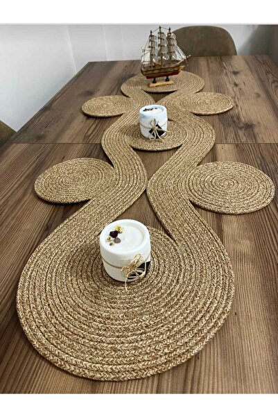 eftlyhome Jüt ,Hasır ,Amerikan Servisi, Supla Takımı ,Tabak Altlığı ,Runner ,...