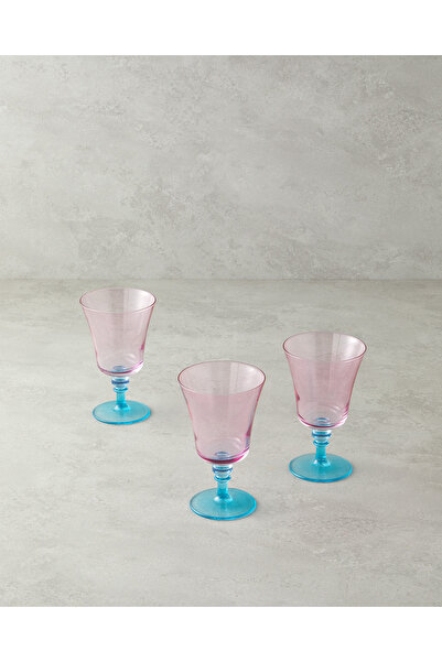 English Home Berry Cam 3'lü Cup 280 ml Mavi - Pembe