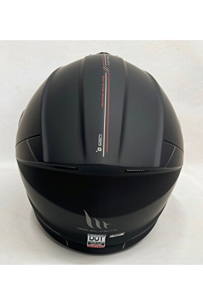 MT Kask Genesis A1 Mat Siyah Çene Açılır Kask Iç Güneş Vizörlü