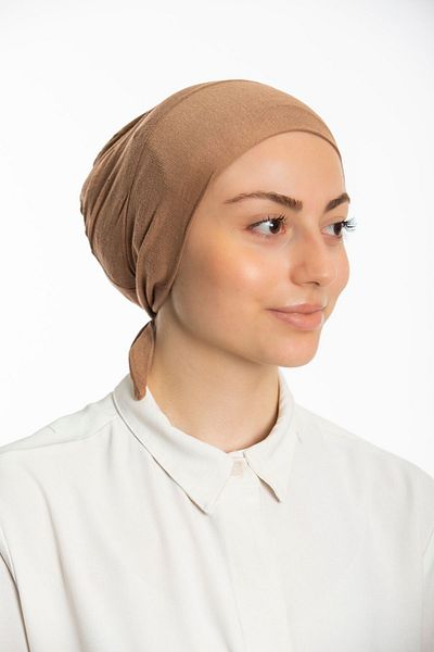 Modamelita Hijab Lycra seamless lycra inner bonnet tied at the back