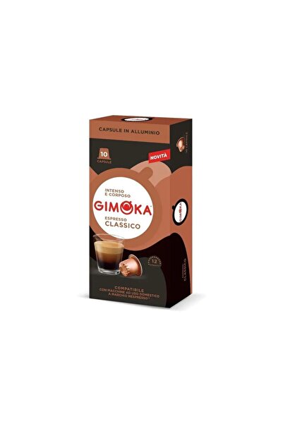 Gimoka , Espresso Makinası Uyumlu, Classico Kahve, 10 lu kapsül