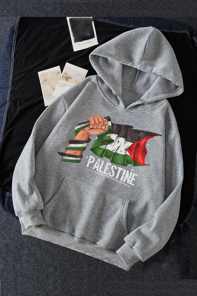 bellanova Φούτερ Unisex Oversize με κουκούλα - T Printed