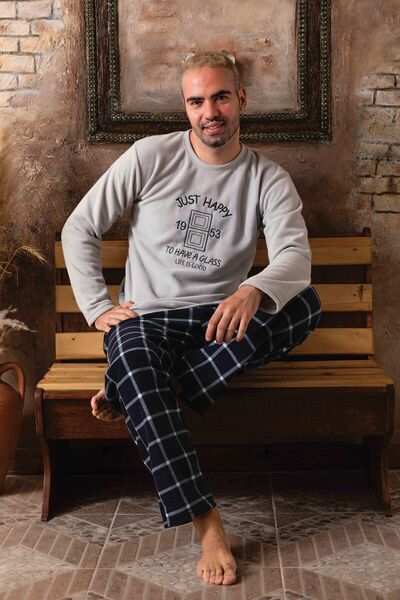 Sude HOMEWEAR Ανδρικό Σετ Πιτζάμες Fleece