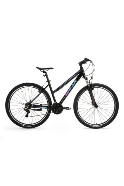 Bisan BİSAN ATHENA DAĞ BİSİKLETİ 43 CM V 27.5 JANT 21 VİTES PARLAK SİYAH MAVİ...