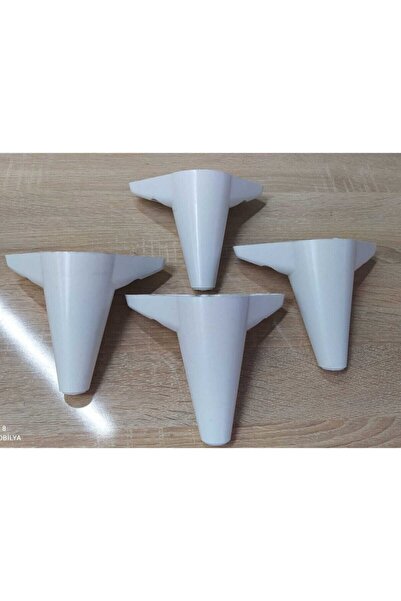 decobay Economic 4 Buc 20 Cm Canapea Masuta Dulap Picior Alb