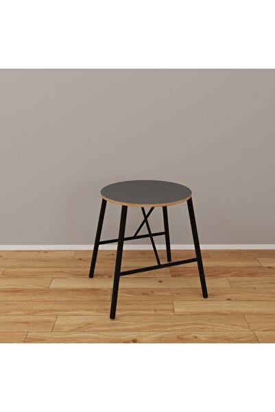 eportatif Tabure Sandalye Mutfak Sandalyesi Füme 1236