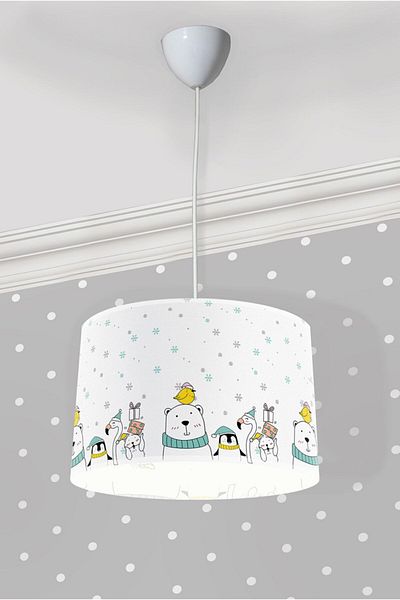 Bebişim Halı Cute Animals Children's Room Pendant Chandelier