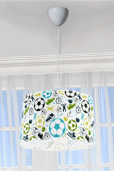 CAPRİCE HALI Children's Room Football Ball - Pendant Chandelier