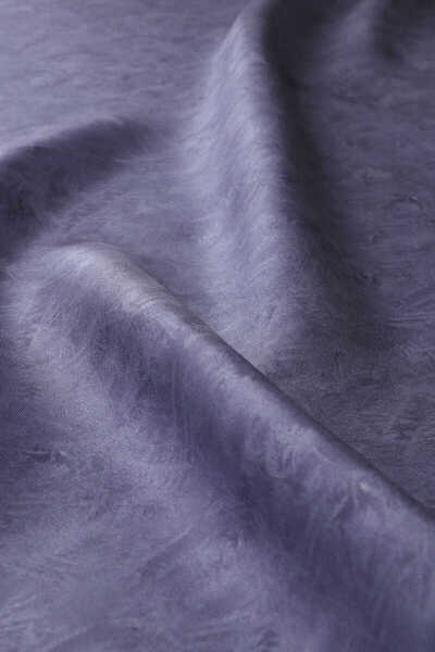 Bursa İpek Eșarfă de mătase Indigo Twill - Motiv perie