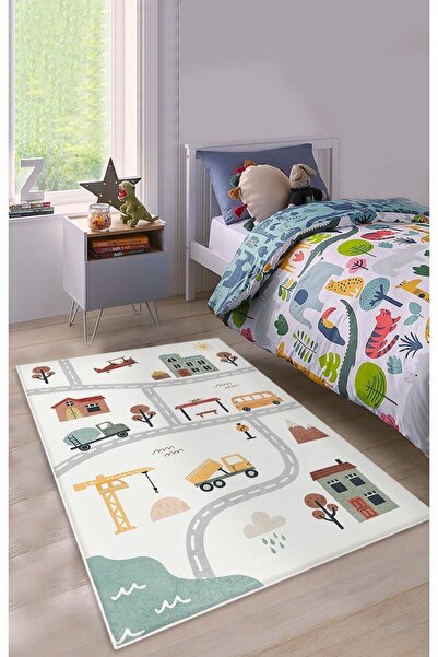 CAPRİCE HALI Eğitici Yollar Iş Makineleri Çocuk Odası Halısı