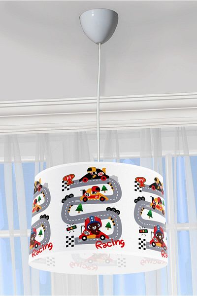 CAPRİCE HALI Children's Room - Racer Car Pendant Chandelier