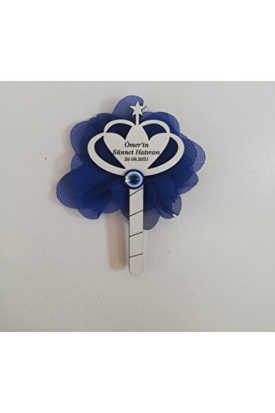 GÜVEN Ahşap Sünnet Asası Figürü Sünnet Hediyelik 24 Adet