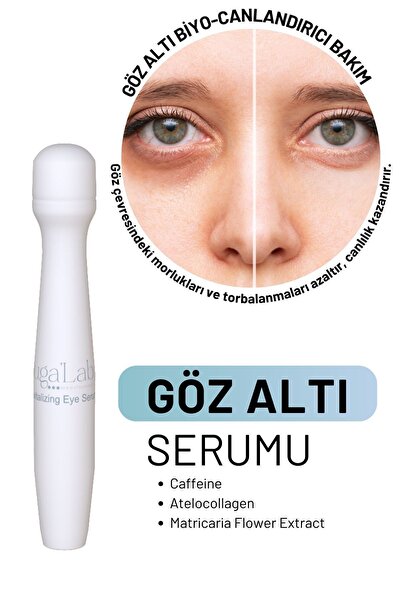 BugaLab Biyo-Canlandırıcı Göz Çevresi Serumu Göz Altı Morlukları, Şişlik ve K...