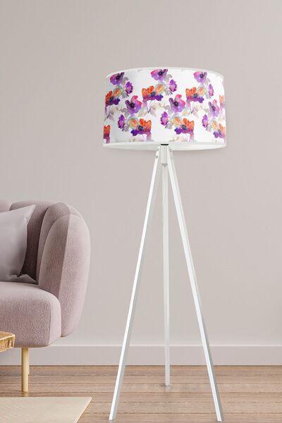 CAPRİCE HALI Çicek Desenli Dekoratif Modern Lambader
