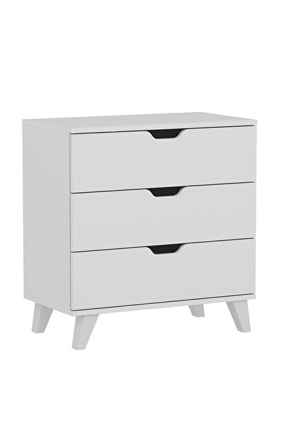 İNARCH DİZAYN Valencia 3 Çekmeceli Şifonyer Beyaz.