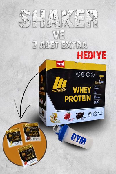 Mustang Nutrition Whey Protein 72 Saşe 2880 Gr