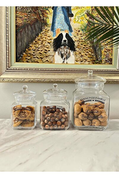 The Mia Glass Storage Container with Lid 18 Cm