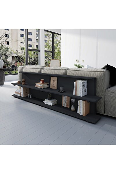 İNARCH DİZAYN Mela Koltuk Arkası Sehpa Antrasit