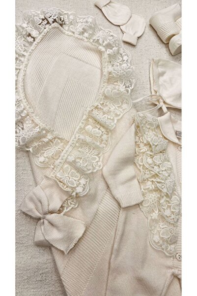 Nipperland Knitwear hospital discharge set for baby girl and boy 100% organic cotton