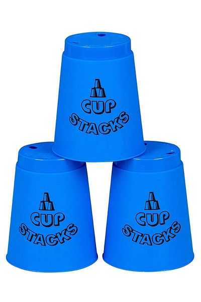 Doğan Oyuncak Dünyası Speed Cup Stacks Blue - Licensed Cup Balance Game - Cup Game - Fast Cups