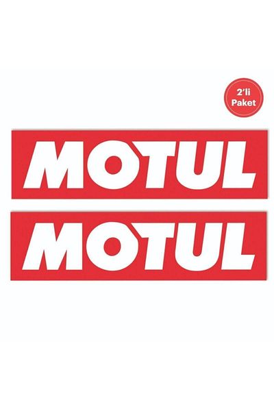Motul 2 Sticker 8cm X 2.2 cm