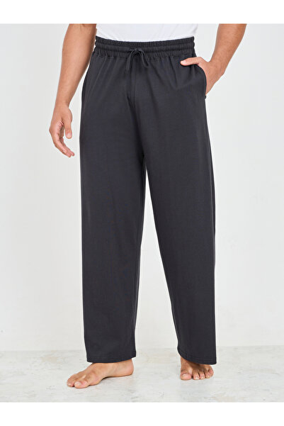 Styli Pocket Detail Wide Leg Pyjama with Drawstring Waistband
