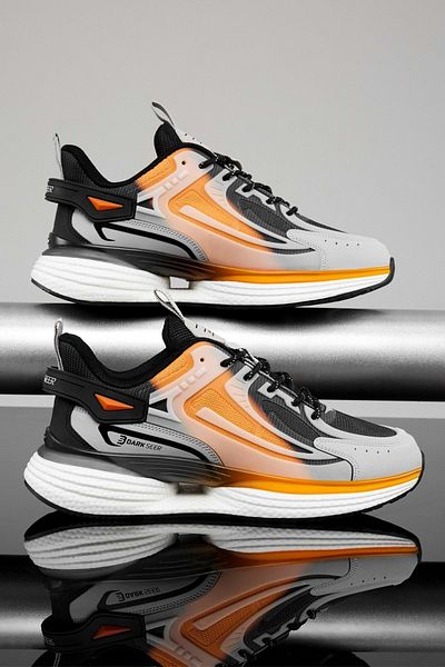 DARK SEER Enigma DS - Schwarz Orange Herren Sneaker