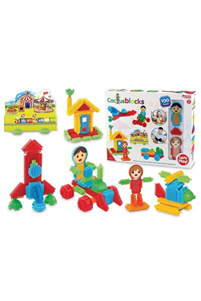 Doğan Oyuncak Dünyası Cactus Block (100 Pieces) - Lego Toys - Building Toys - Block Sets - Cactus Lego