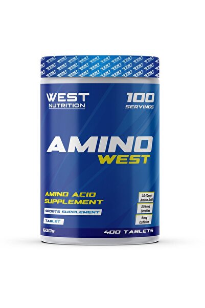 West Nutrition Aminowest 400 Tablet 600 Gr 100 Servis Tablet Amino Asit