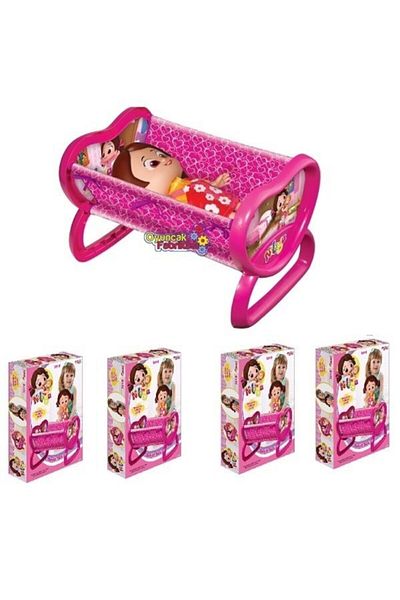 Dede Oyuncak Niloya Toy Crib Large Size Heart Model
