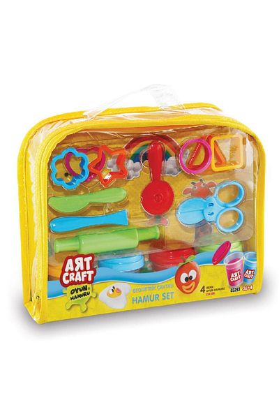 Doğan Oyuncak Dünyası Geometric Bag Dough Set - Play Dough Set - Dough Sets - Dough Molds