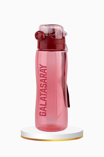 Galatasaray Licensed Gs Printed Bpa Free Special Collection - Student Water Bottle with Straw and Lid