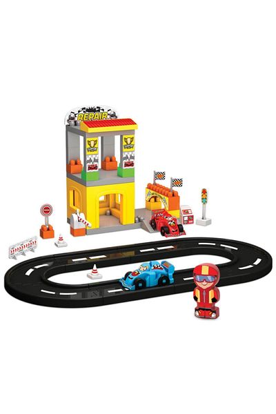 FEN TOYS F1 Racing Road Set 48 Pieces Lego Block