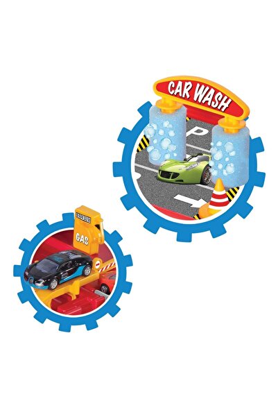 Doğan Oyuncak Dünyası Single Storey Garage Play Set - Car Parking Set - Car Set - Hotwheels Set - Station