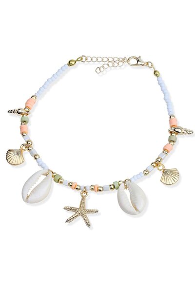 Klips Concept كائنات بحرية ملونة ناعمة - سلسلة خلخال