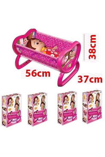 Dede Oyuncak Niloya Toy Crib Large Size Heart Model