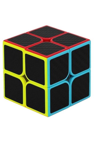 Doğan Oyuncak Dünyası Original Qiyi 2 X 2 Fiber Carbon Cube - Qiyi Fiber Carbon Intelligence Cube - Licensed 2 X 2 Intelligence Cube