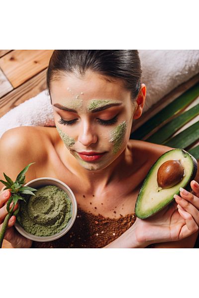 TRISTAX Avocado and Aloe Vera 500ml - 3in1 Fall Ring Peeling Face & Body Scrub