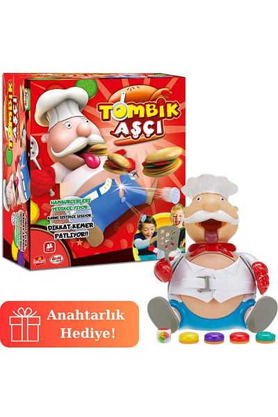 Doğan Oyuncak Dünyası Chubby Chef Box Game - Fat Chef Game - Family Games - Kids Games