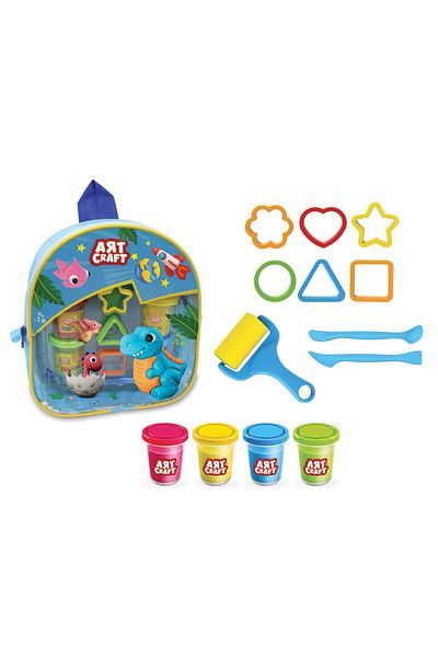 Doğan Oyuncak Dünyası Backpack Dough Set - Play Dough Set - Dough Sets - Dough Molds