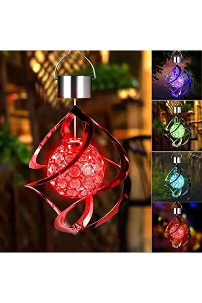 gaman Güneş Enerjili Solar Bahçe Dekoru Rgb Led Solar Güneş Enerjili Rüzgar Çanı