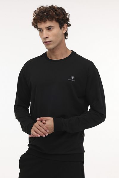 lumberjack Мъжки суитшърт M-SN75 BSC C NECK SW 4PR, черен
