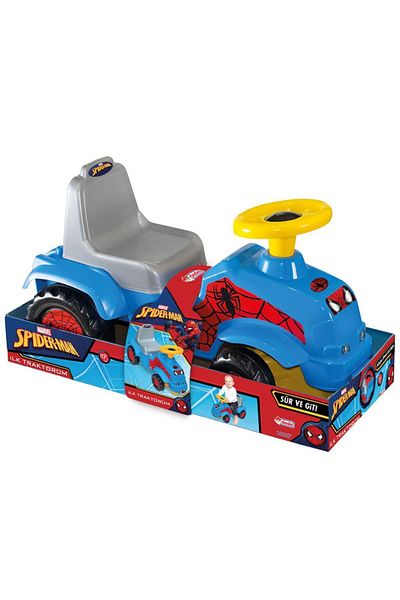 Doğan Oyuncak Dünyası Spiderman My First Tractor - My First Car - Ride-On Car - Children's Car - First Step Car