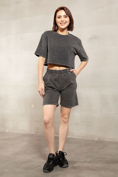 GİYSA طقم شورت قصير للسيدات