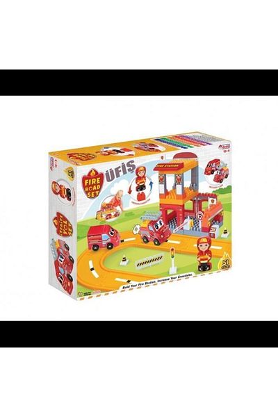 DEDE FIRE FIRE ROAD SET 47 PIECES